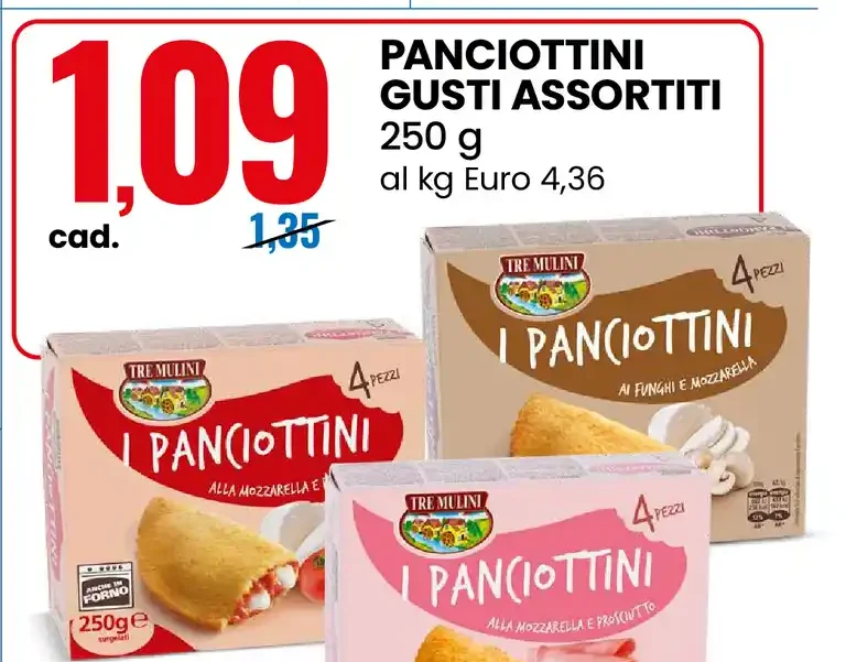 Panciottini gusti assortiti
