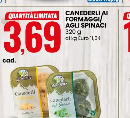 Canederli ai formaggi agli spinaci