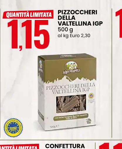 Pizzoccheri della Valtellina IGP