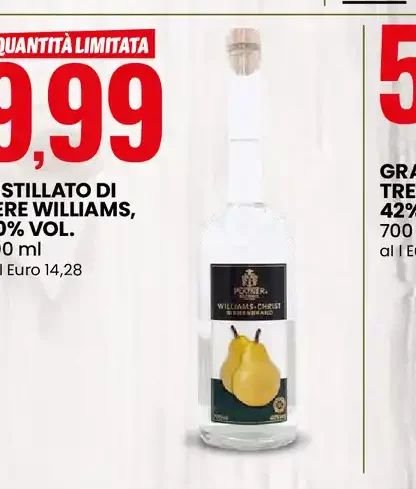 Distillato di pere Williams
