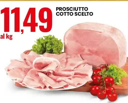 Prosciutto cotto scelto