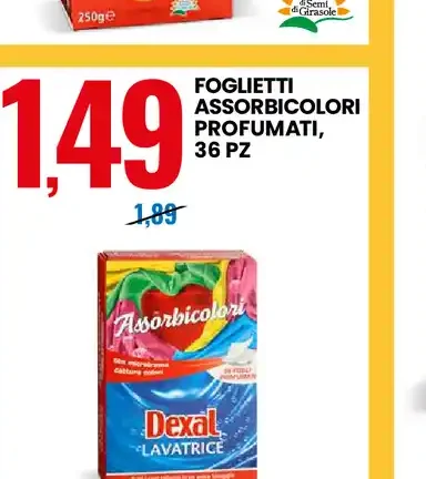 Foglietti assorbicolori profumati