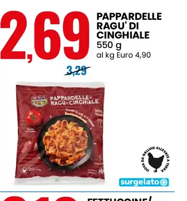 Pappardelle ragù di cinghiale