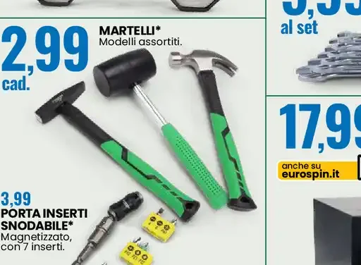 Martelli assortiti