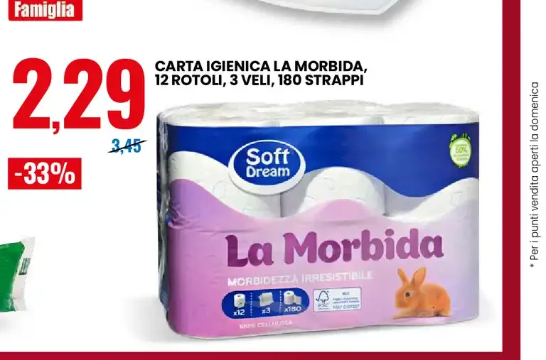 Carta igienica La Morbida