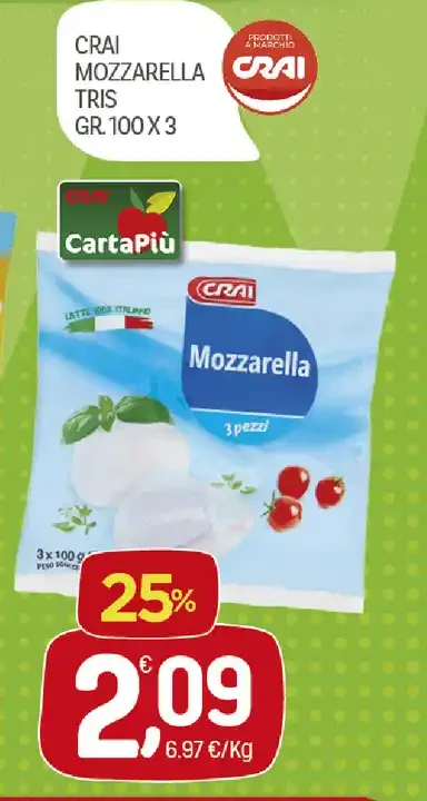 Mozzarella tris