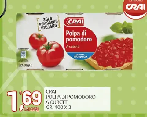 Polpa di pomodoro a cubetti