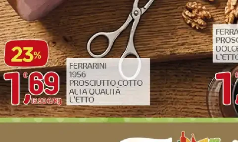 Prosciutto cotto alta qualità