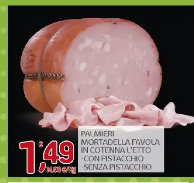 Mortadella Favola in cotenna l'etto