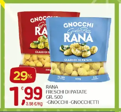Gnocchi freschi di patate