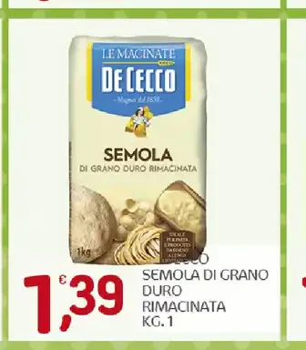 Semola di grano duro rimacinata