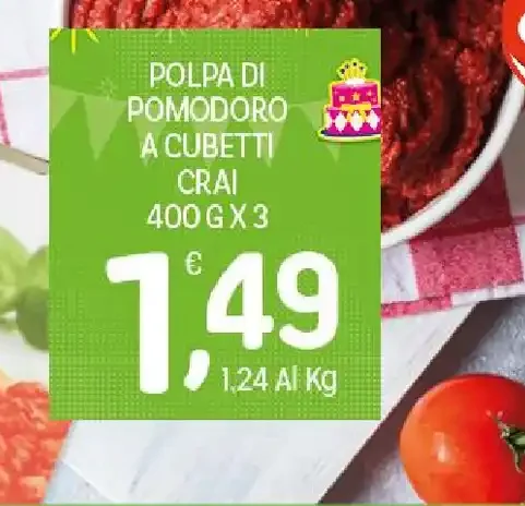 Polpa di pomodoro a cubetti