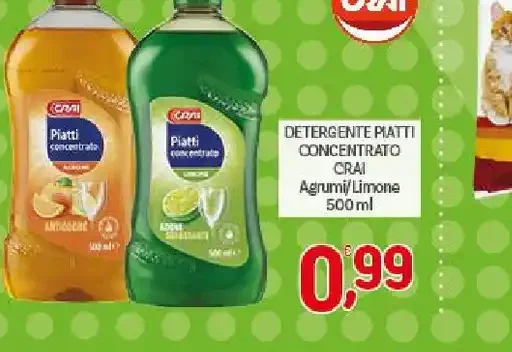 Detergente piatti concentrato