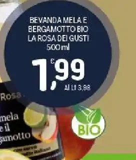 Bevanda mela e bergamotto bio