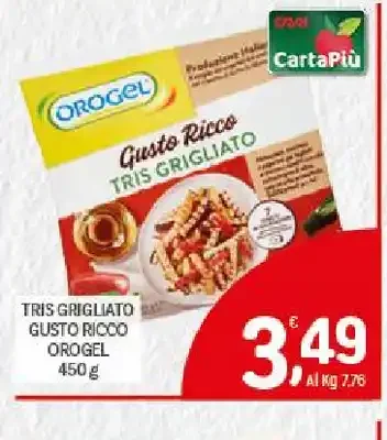Tris grigliato gusto ricco Orogel