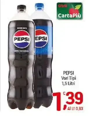 Pepsi vari tipi