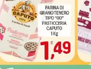 Farina di grano tenero tipo 00 per pasticceria Caputo