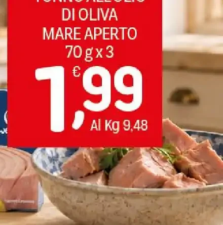 Tonno all'olio di oliva Mare Aperto
