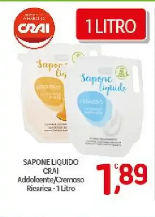 Sapone liquido Crai adolescente/gentle