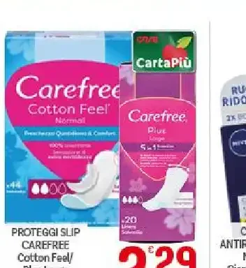 Proteggi-slip Carefree Cotton Feel/Plus Large