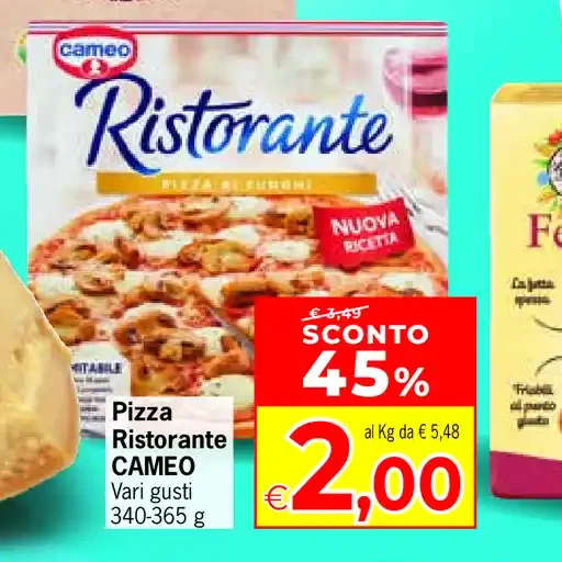 Pizza surgelata