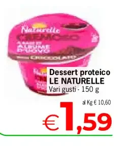 Dessert proteico Le Naturelle