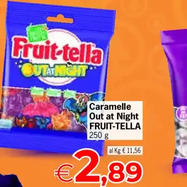 Caramelle Out at Night