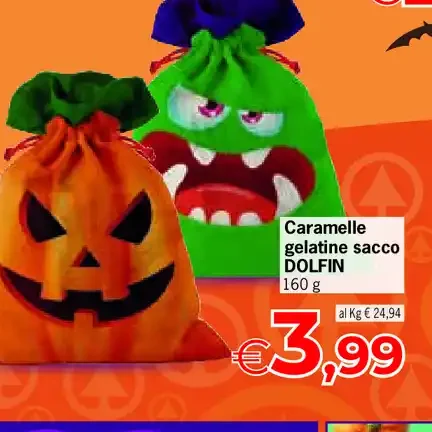 Caramelle gelatine sacco