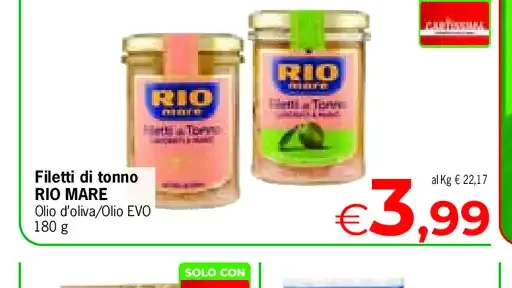 Filetti di tonno Rio Mare