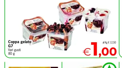 Coppa gelato G7