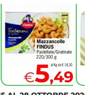 Mazzancolle Findus