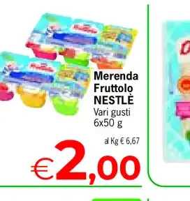 Merenda Fruttolo Nestlé