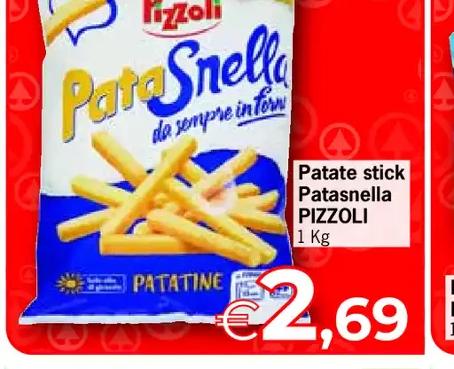 Patate stick Patasnella Pizzoli