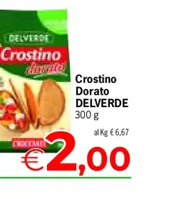Crostino Dorato Delverde