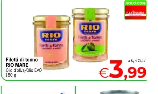 Filetti di tonno Rio Mare