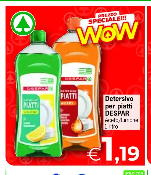 Detersivo per piatti Despar