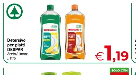 Detersivo per piatti Despar