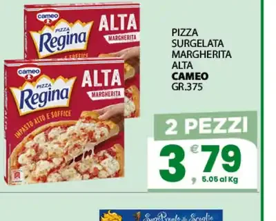 Pizza surgelata margherita Alta Cameo gr.375