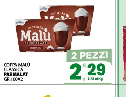 Coppa Malù classica Parmalat gr.100x2