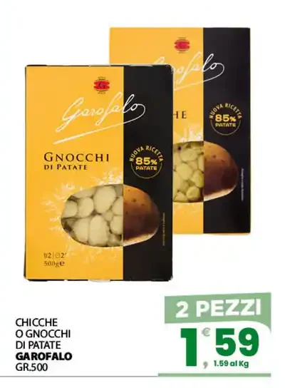 Chicche o gnocchi di patate Garofalo gr.500