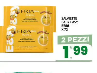 Salviette baby Easy Fria x72