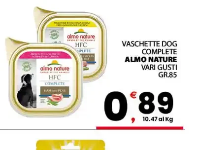 Vaschette dog complete Almo Nature vari gusti gr.85