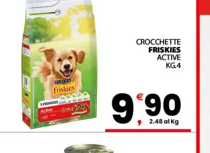 Crocchette Friskies Active kg.4