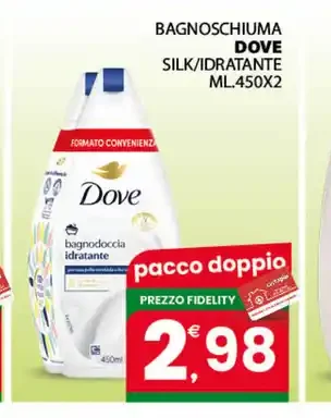 Bagnoschiuma Dove Silk Idratante