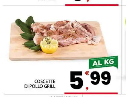 Cosce di pollo grill