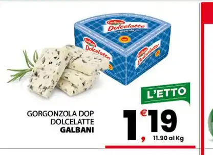 Gorgonzola DOP dolcelatte Galbani