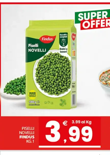 Piselli Novelli Findus