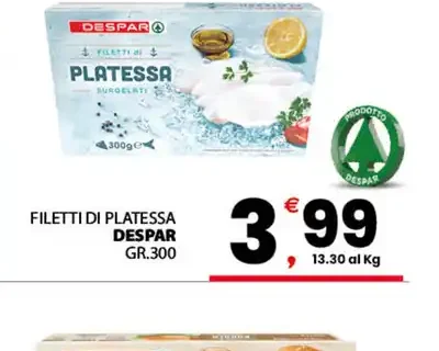 Filetti di platessa Despar