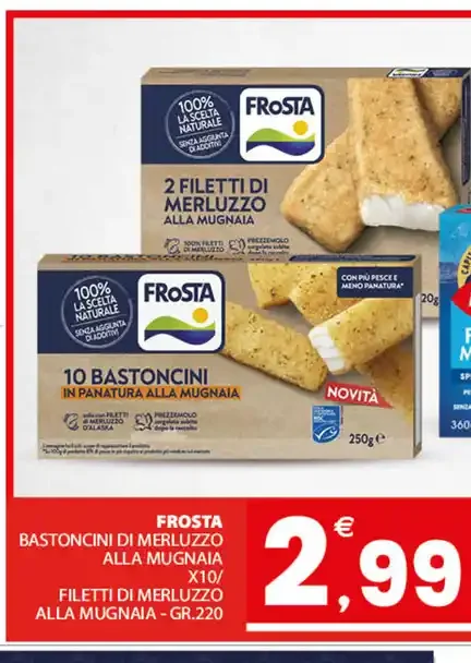 Bastoncini di merluzzo Frosta