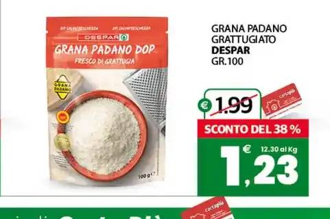 Grana Padano grattugiato Despar